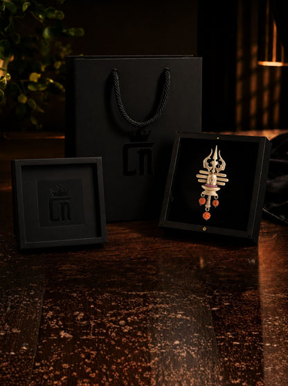Divine Lingam Crest Brooch