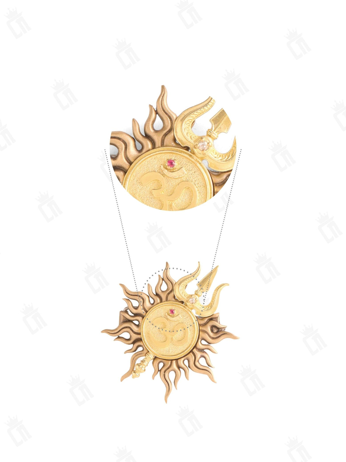 Divine Sunburst Brooch