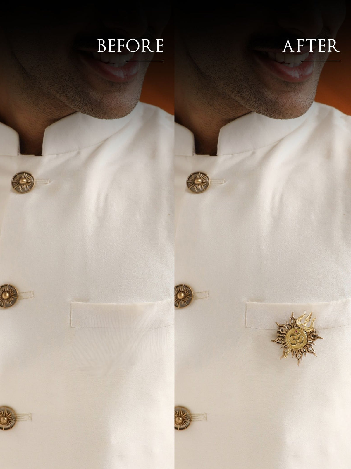 Divine Sunburst Brooch