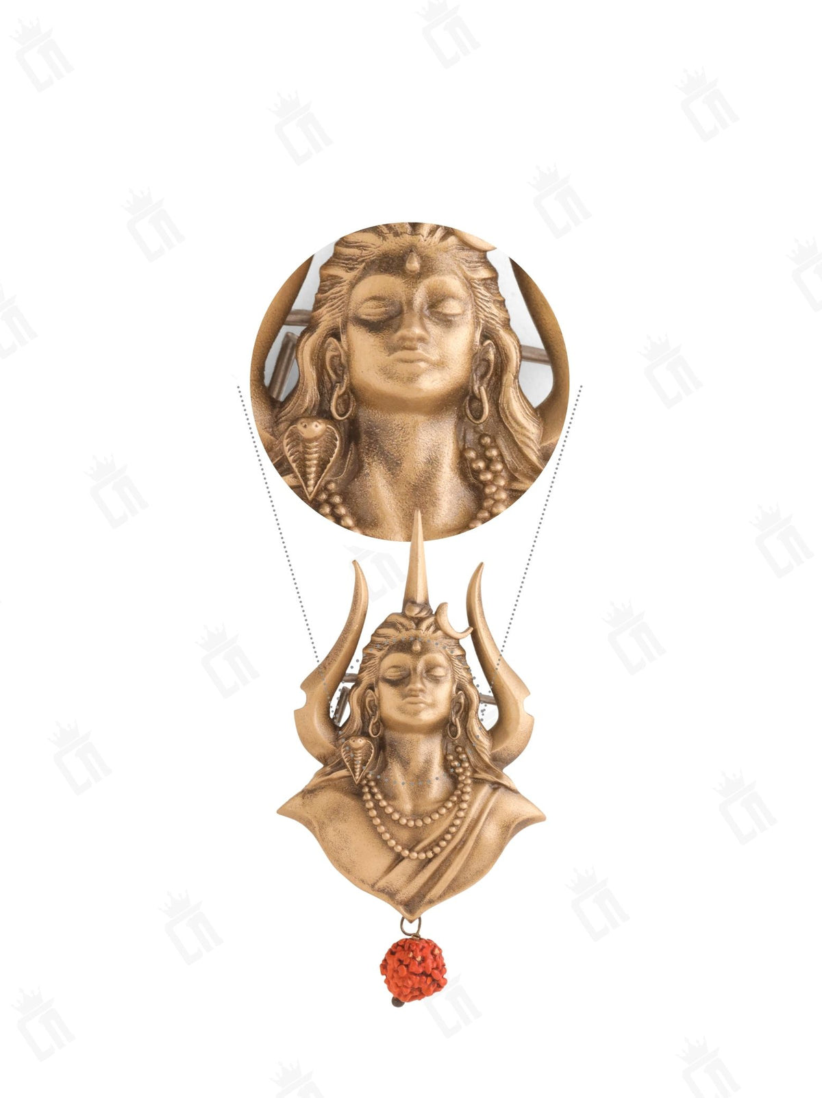 Mahadev Emblem Brooch