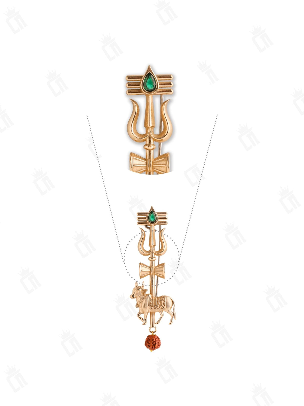 Eternal Shiva Elements Brooch