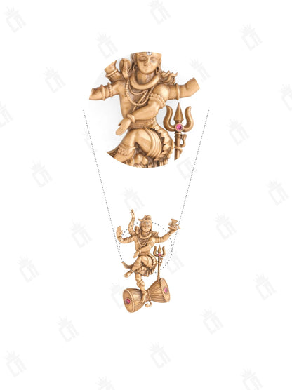 Cosmic Shiva Brooch