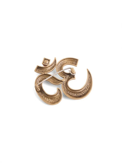 Royal Om Emblem Brooch