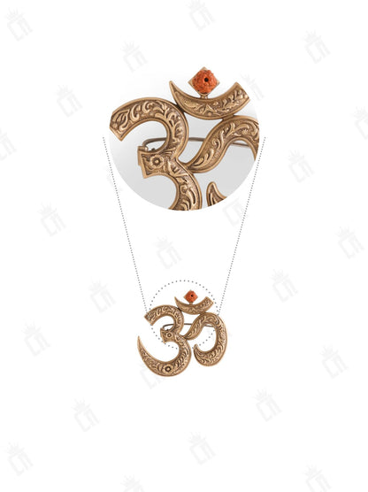 Royal Om Emblem Brooch