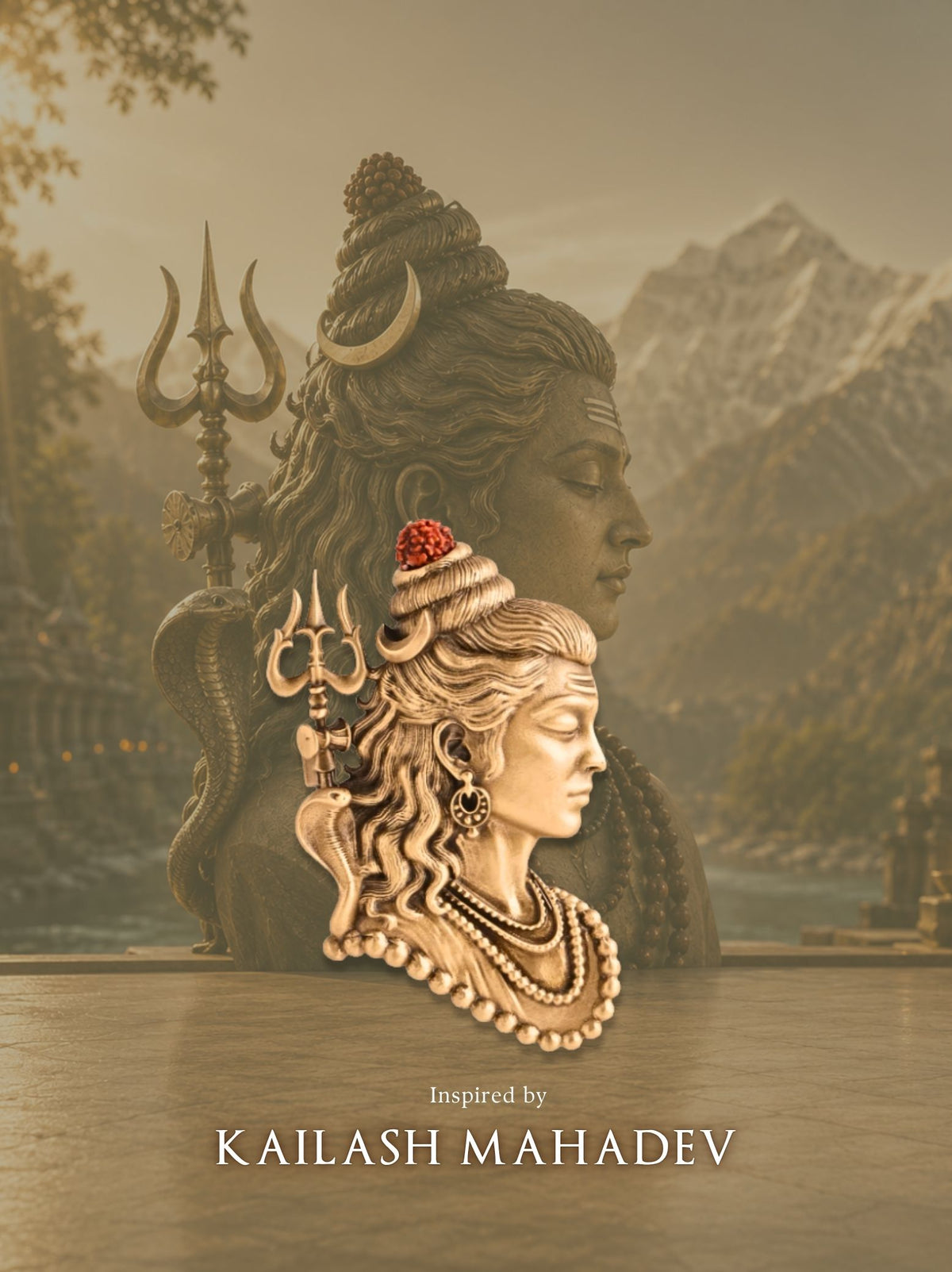 Eternal Shiva Grace Brooch