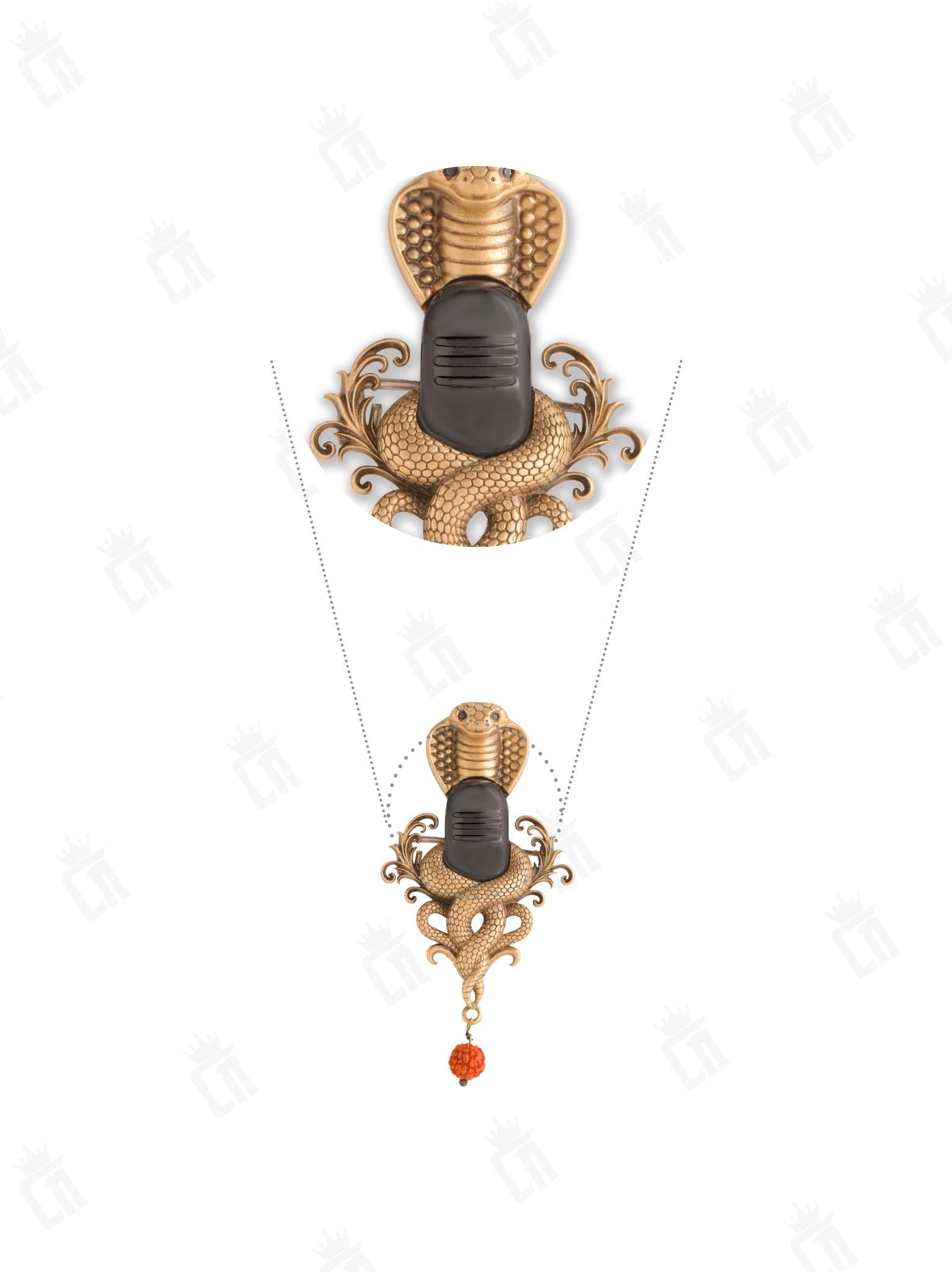 Mahadev Naga Aura Brooch