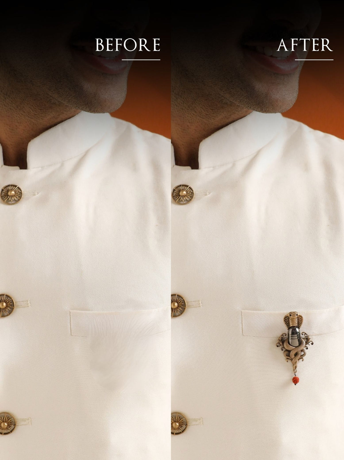 Mahadev Naga Aura Brooch