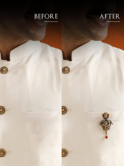 Mahadev Naga Aura Brooch
