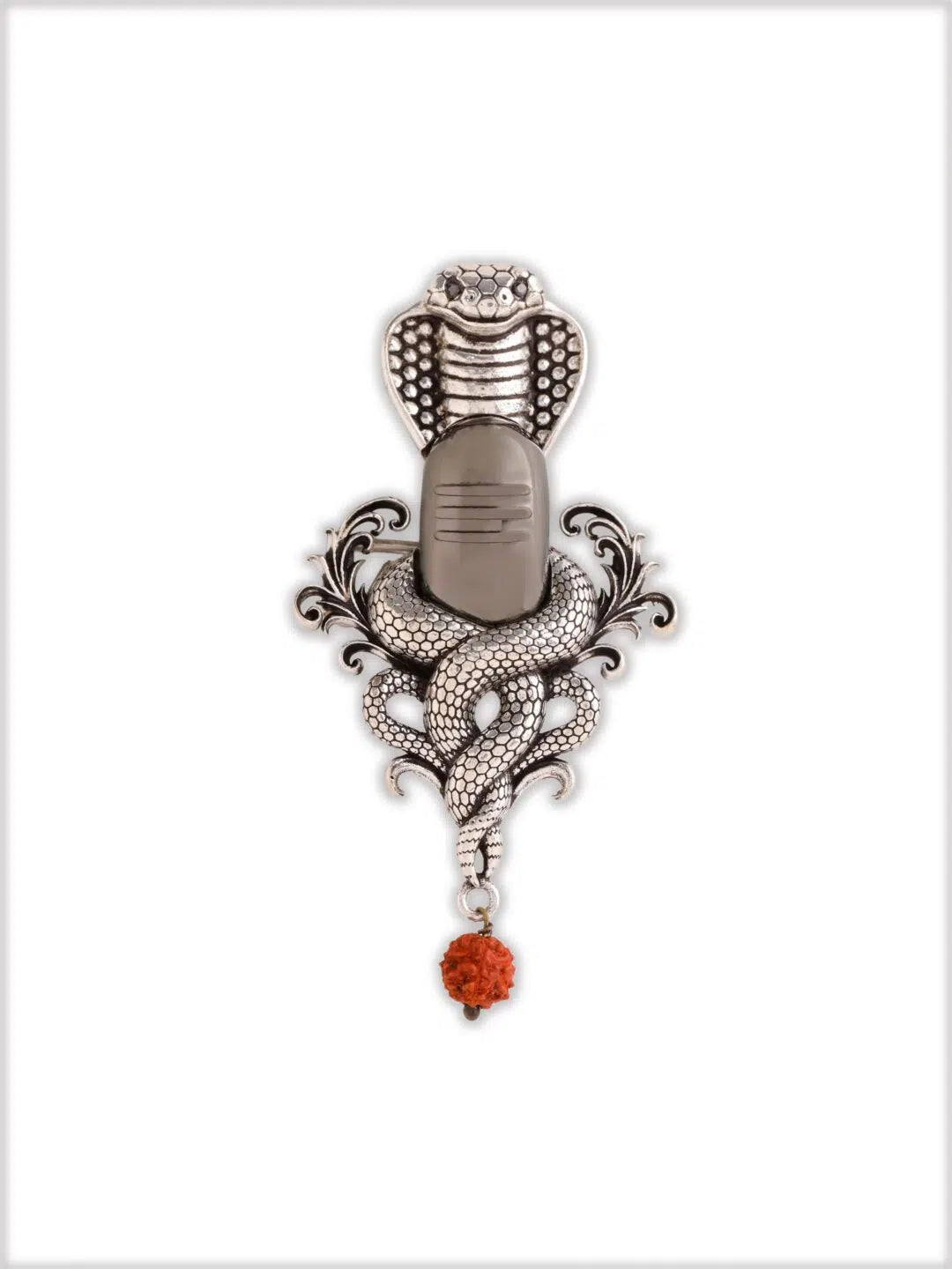 Serpent Shiva Emblem Brooch
