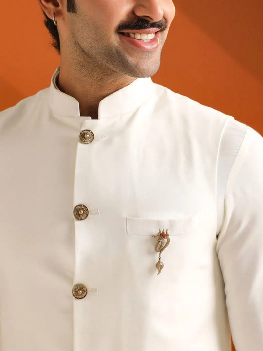 Eternal Om Emblem Brooch