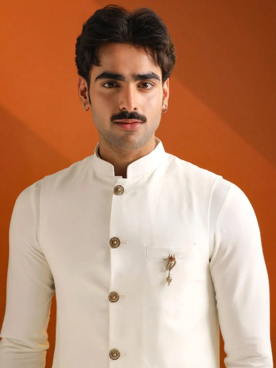 Eternal Om Emblem Brooch