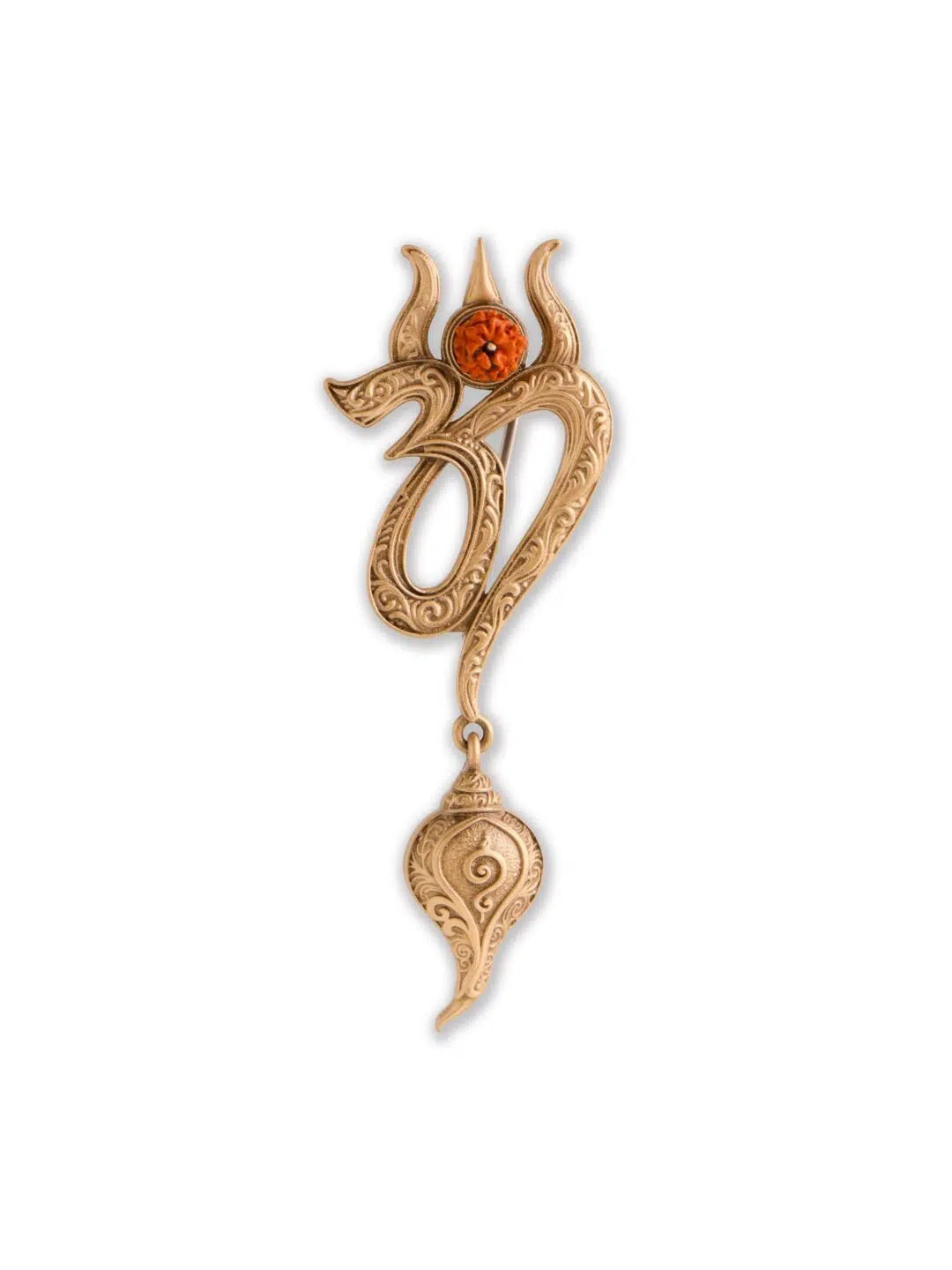 Eternal Om Emblem Brooch