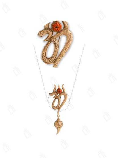 Eternal Om Emblem Brooch