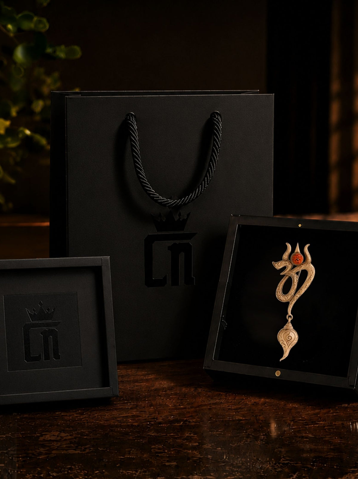 Eternal Om Emblem Brooch