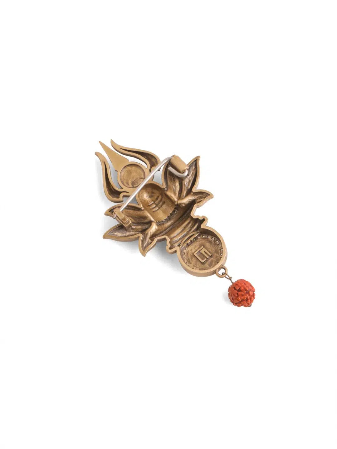 Sacred Shivling Emblem Brooch