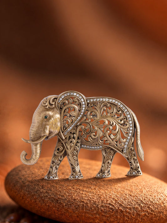 The Maharaja Elephant Brooch