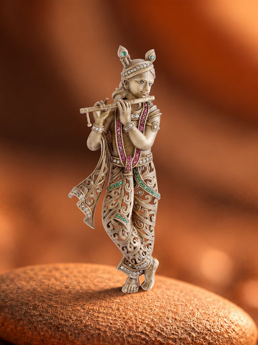 The Krishna Murli Brooch