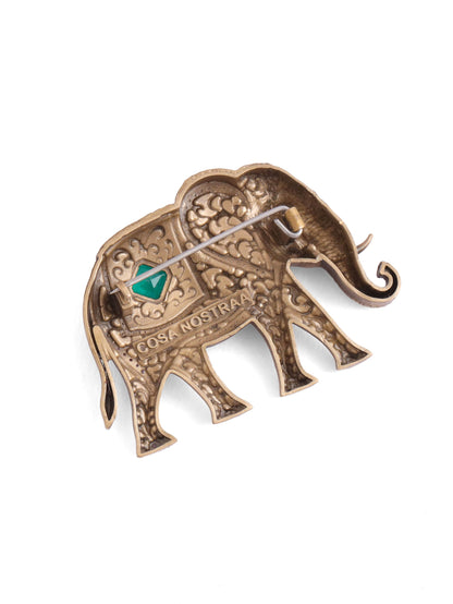 The Emerald Maharaja Brooch