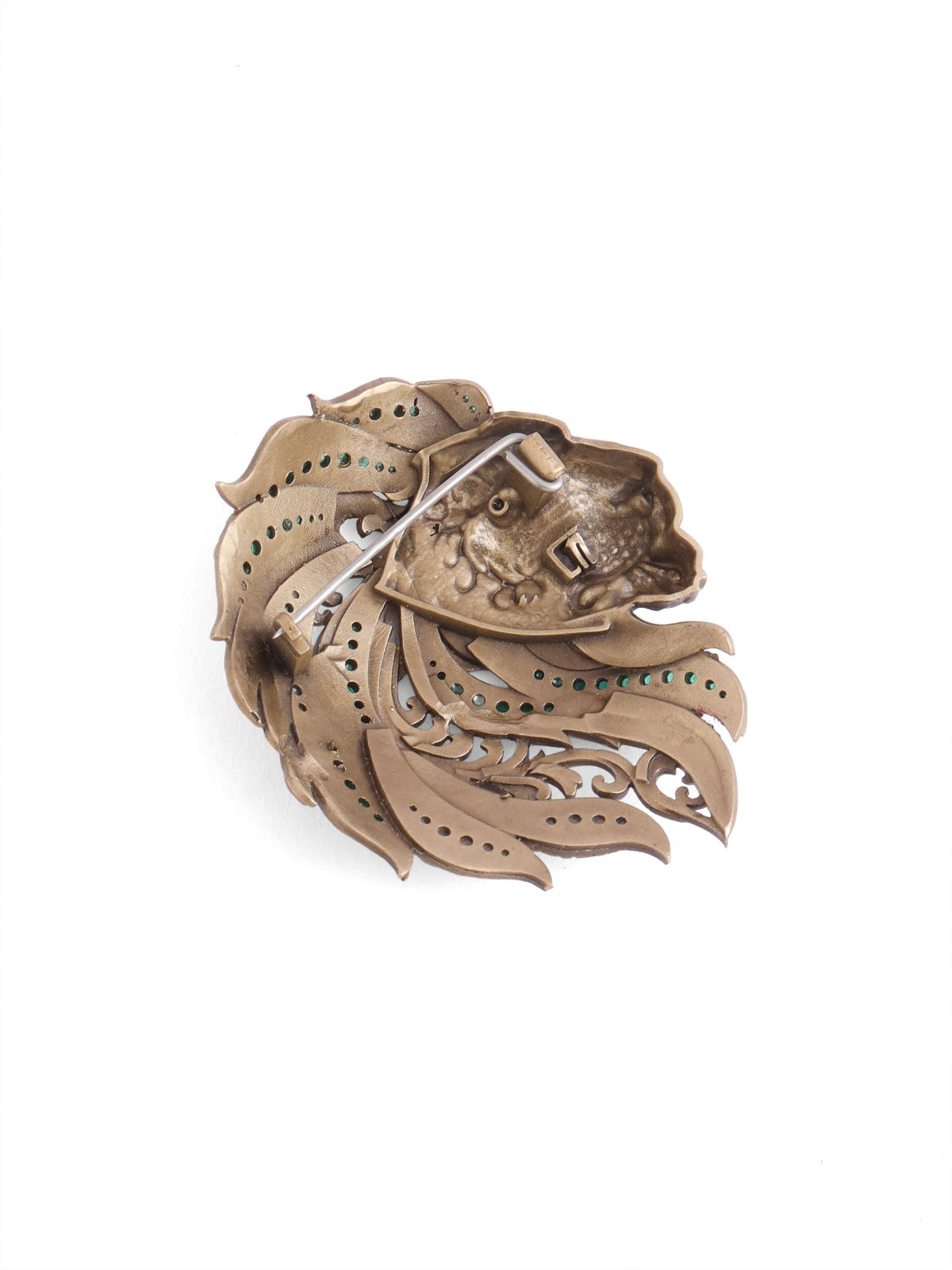 The Emerald Lion Brooch