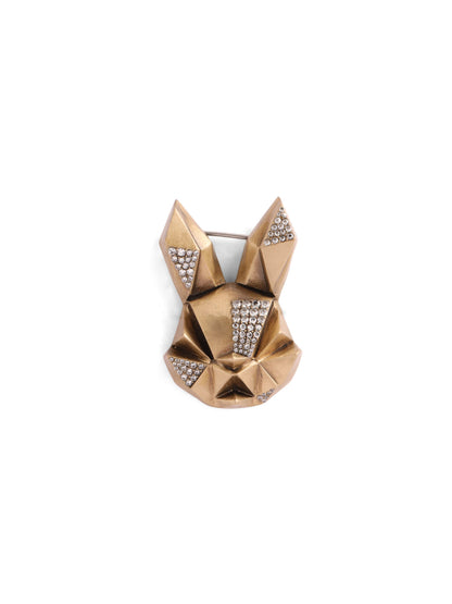 Faceted Hare Brooch