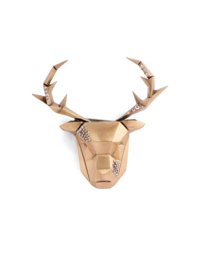 Faceted Stag Brooch