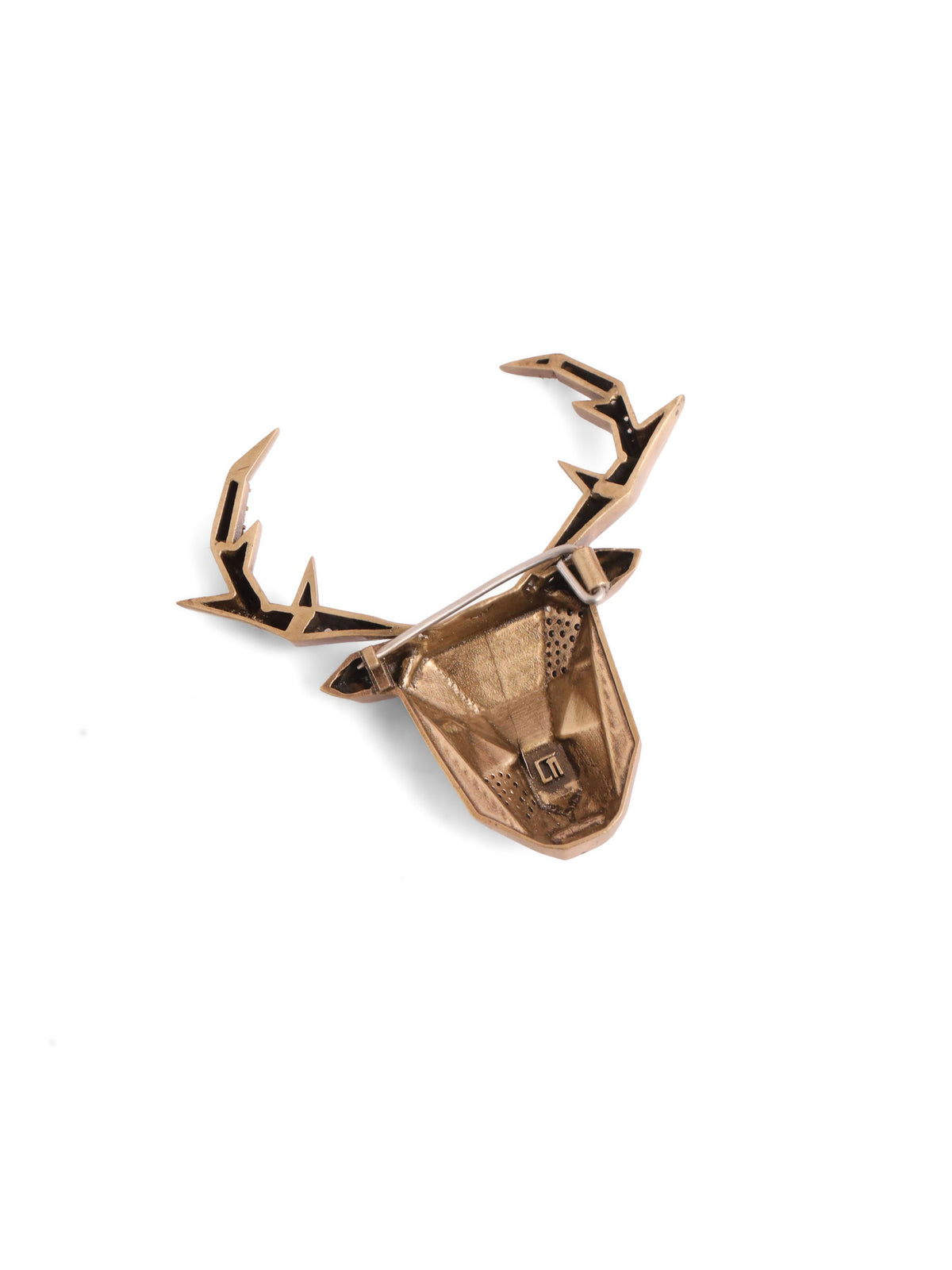 Faceted Stag Brooch