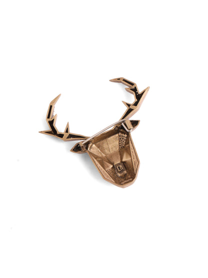 Faceted Stag Brooch