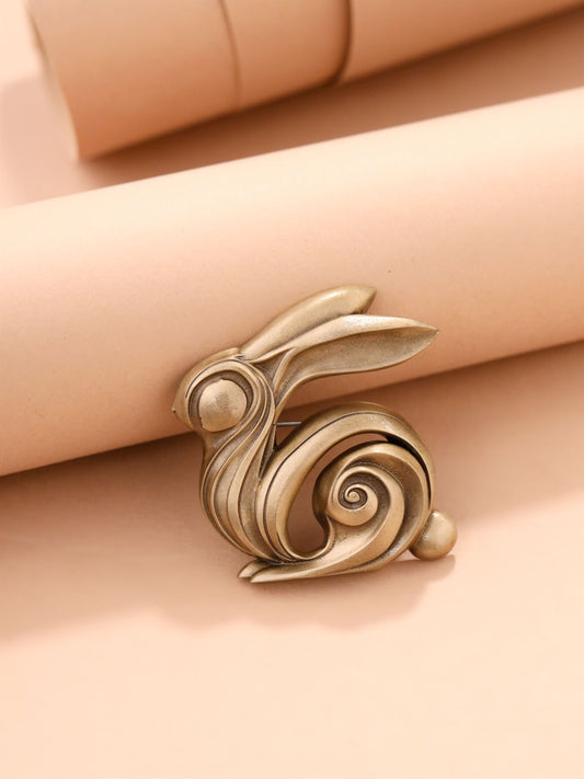 Hopping Bunny Brooch