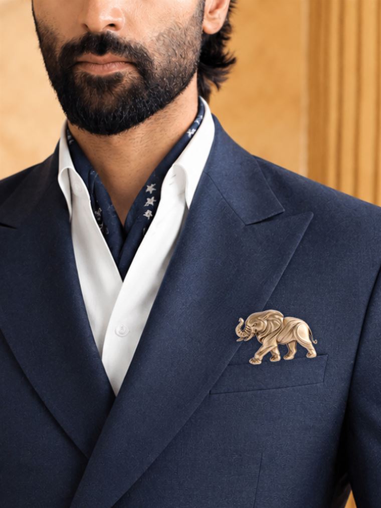 The Royal Tusker Brooch