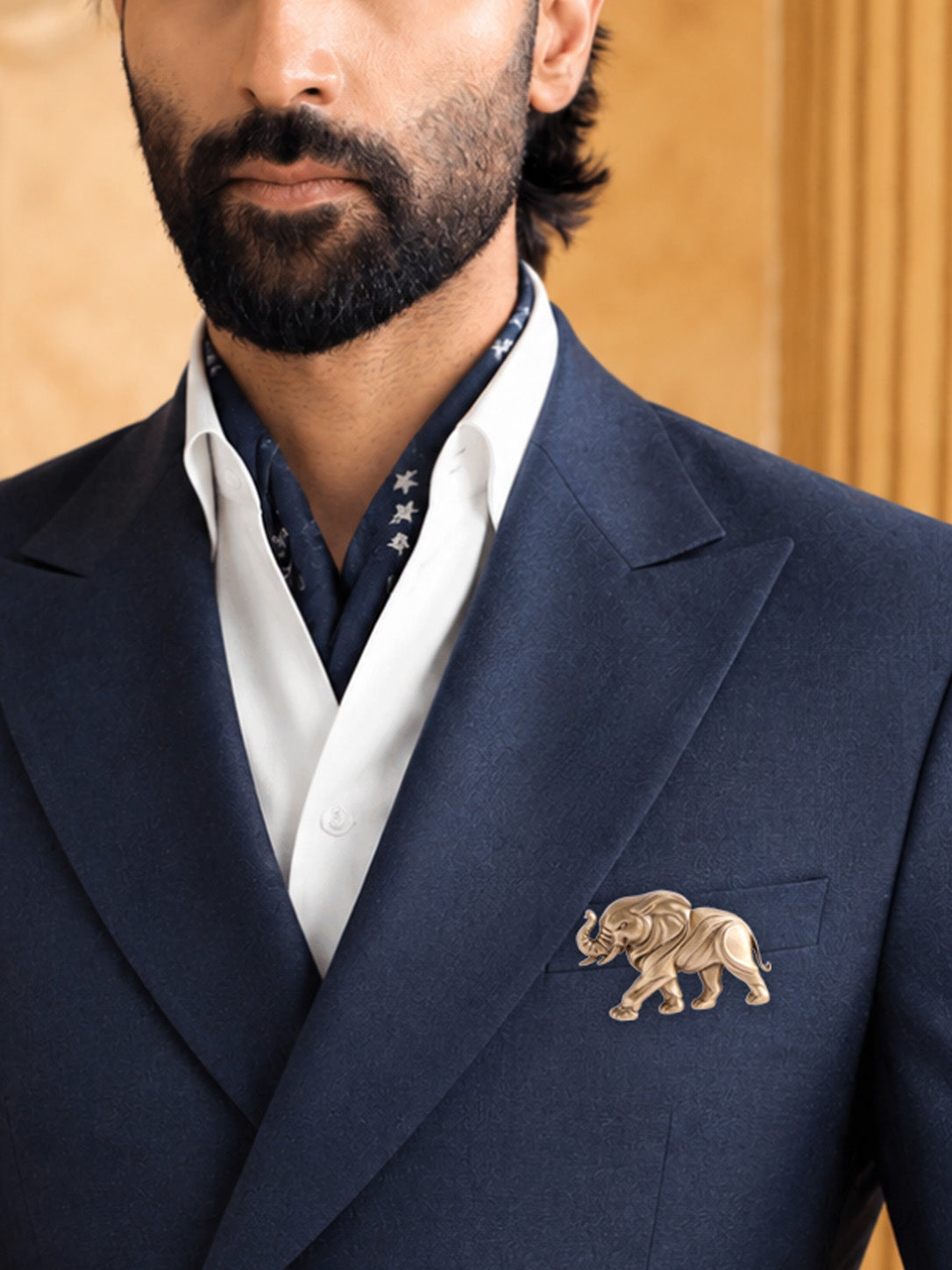 The Royal Tusker Brooch