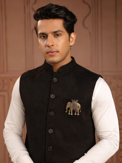 The Royal Crown Elephant Brooch
