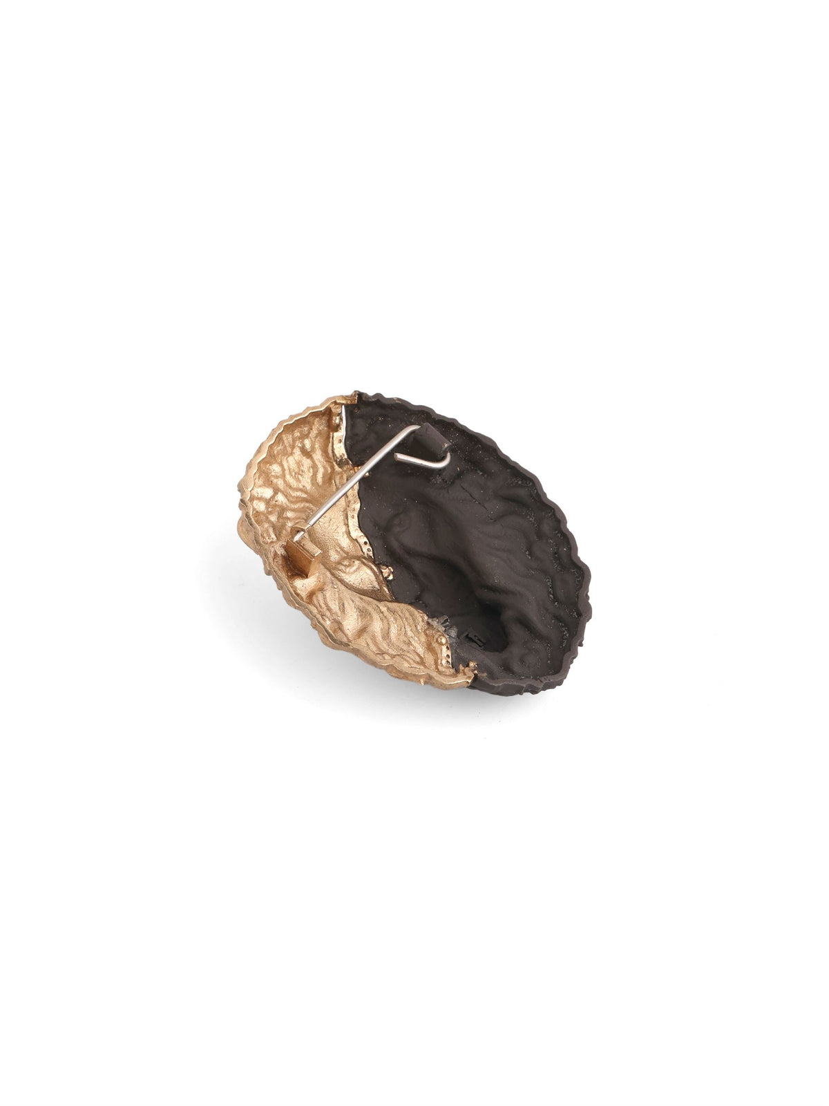 The Dual-Tone Lion Majesty Brooch