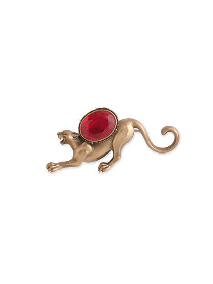 The Ruby Leaping Panther Brooch