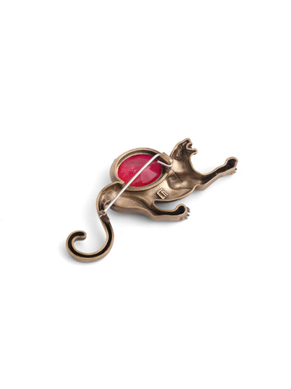 The Ruby Leaping Panther Brooch