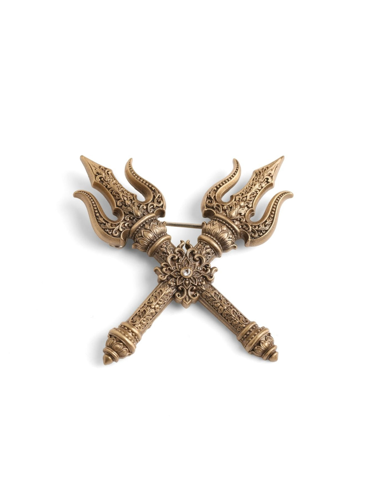 Shakti Trishul Brooch