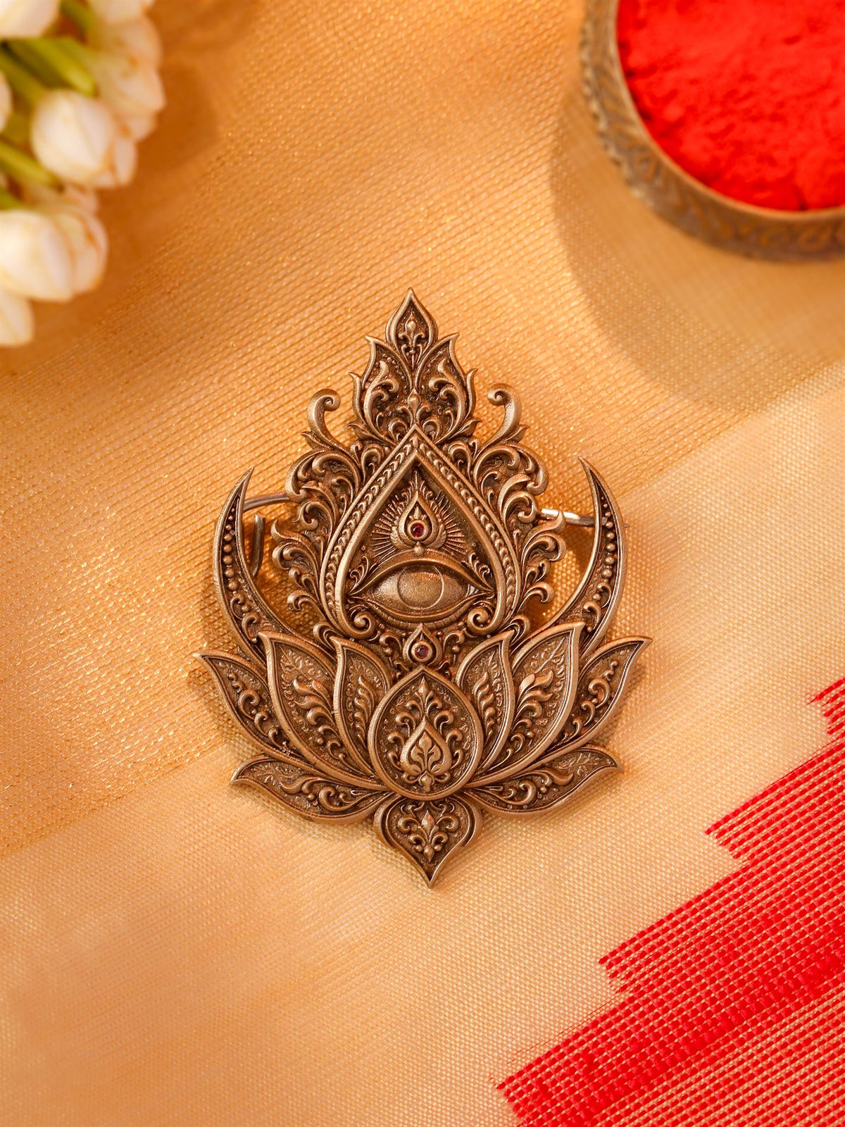 Shakti Kamal Brooch