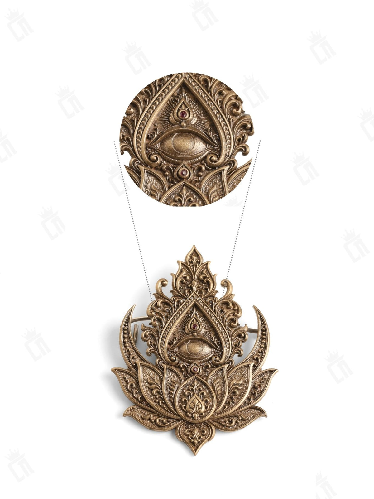 Shakti Kamal Brooch
