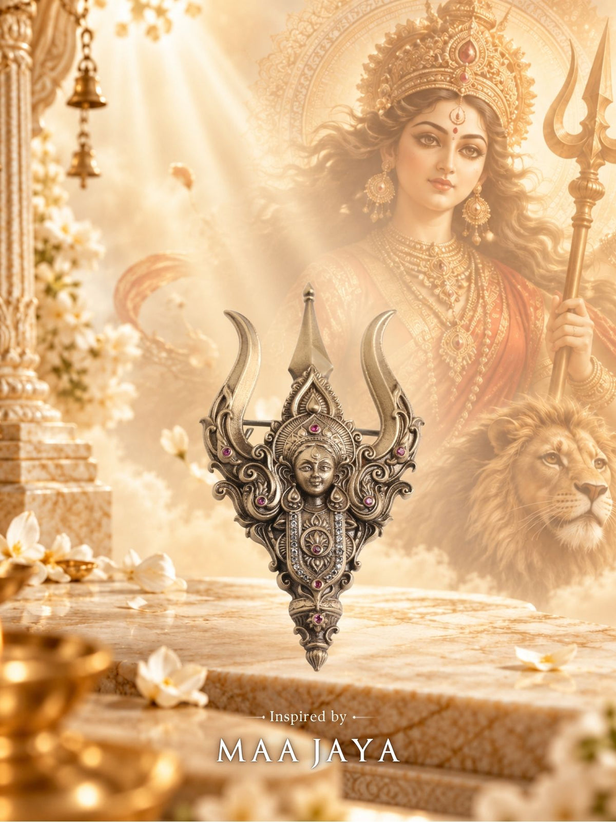 Durga Shakti Brooch