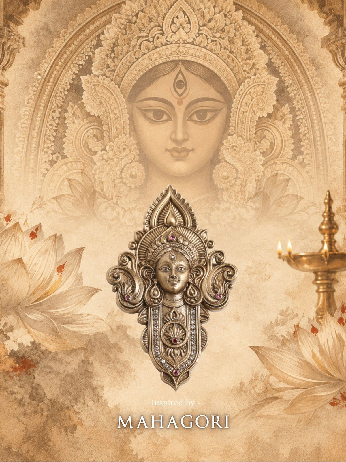 Maa Mahima Brooch