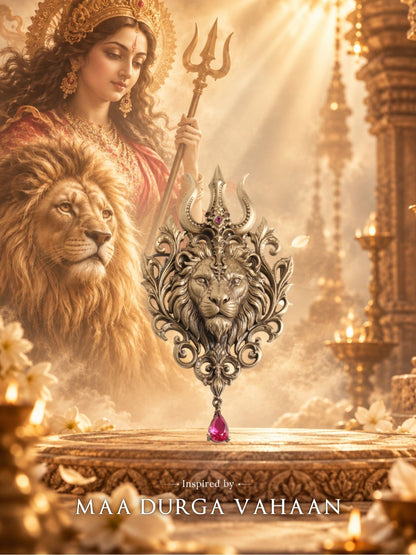 Maheshwari Trishul Brooch