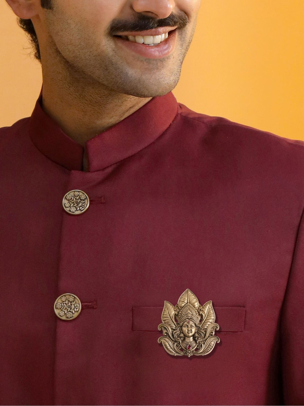 Durga Kamal Brooch