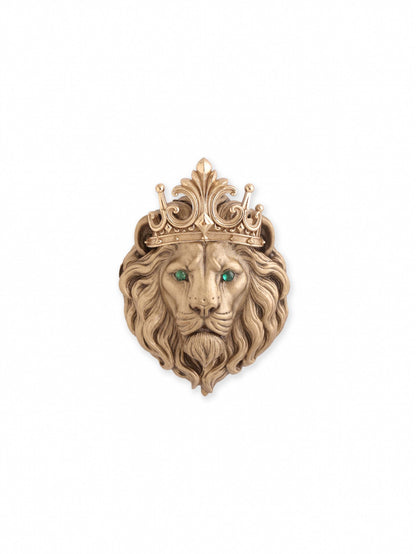 The Regal Tiger Duo-Tone Brooch