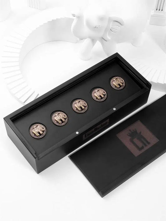 The Regal Elephant Buttons