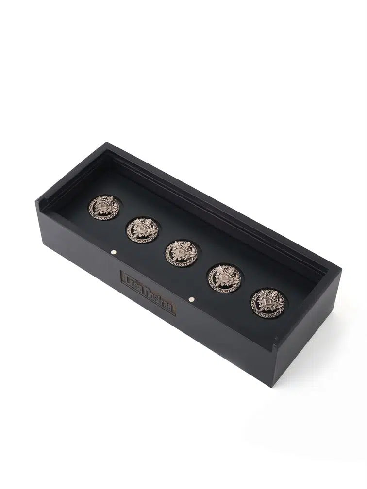 The Knight Lion Shield Buttons