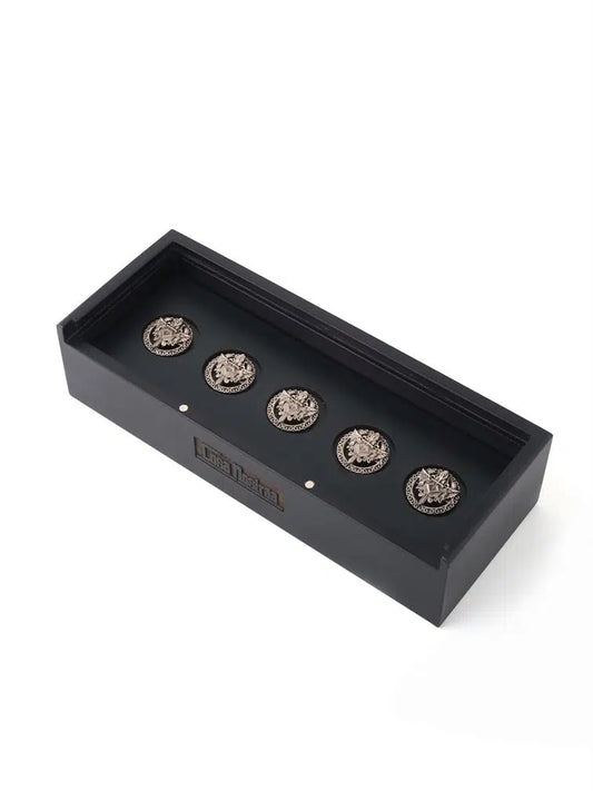 The Knight Lion Shield Buttons