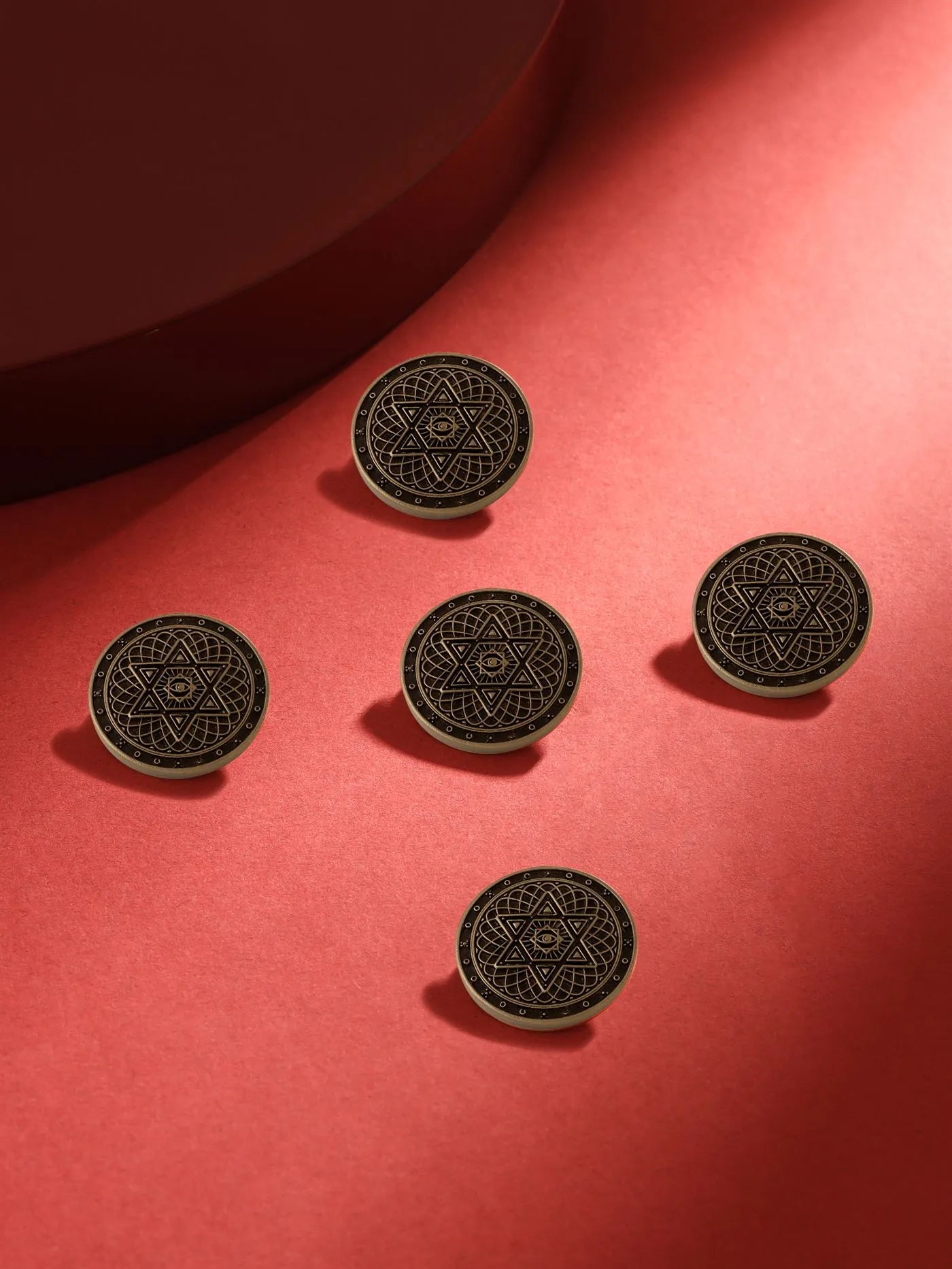 Mandala Pattern Button