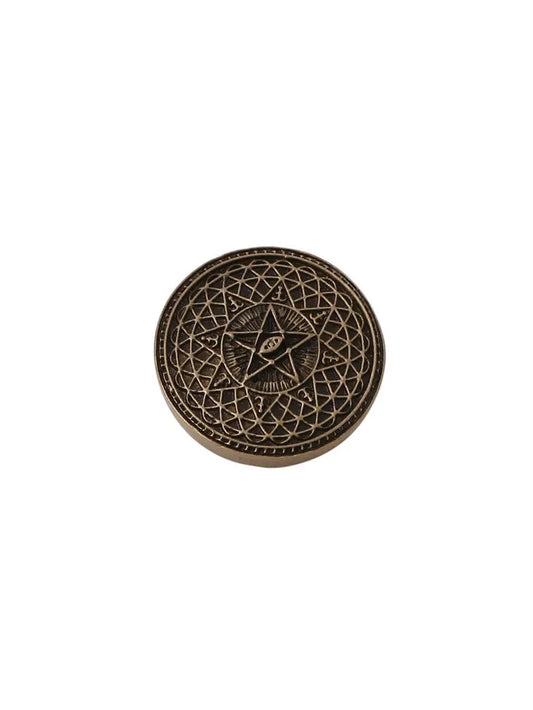 Mandala Pattern Button