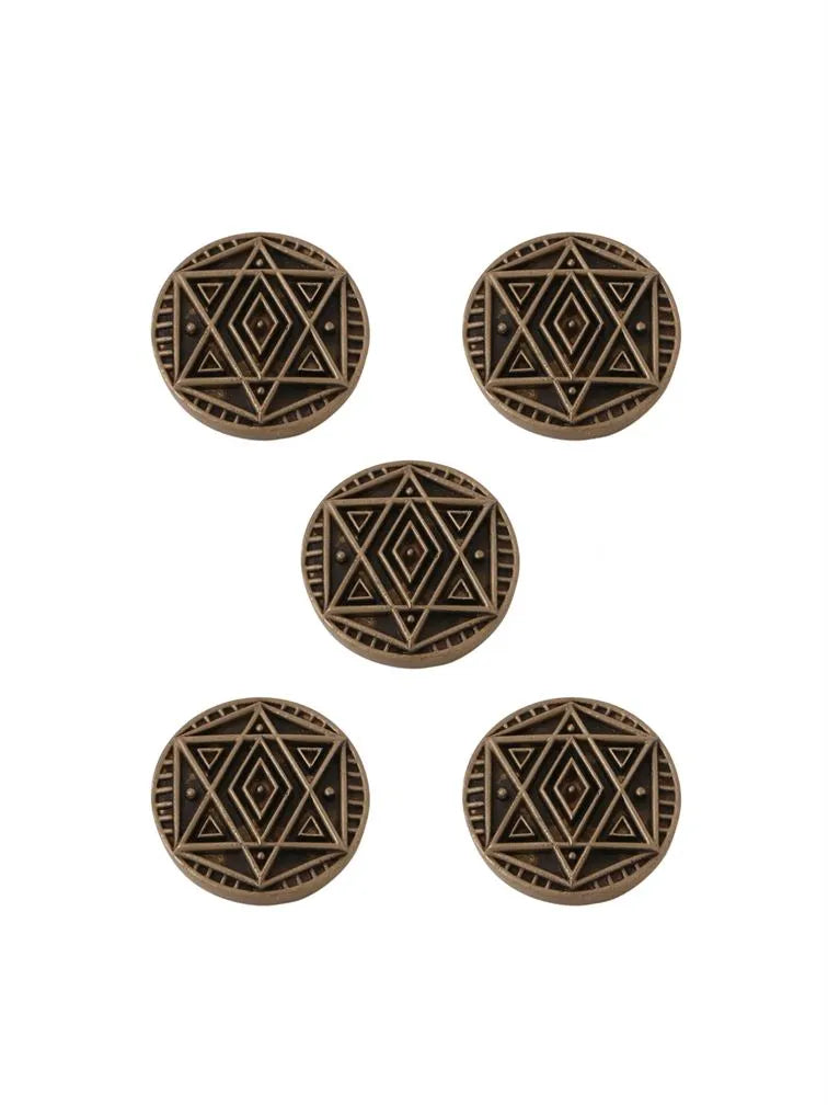 Pentagon Fractal Button