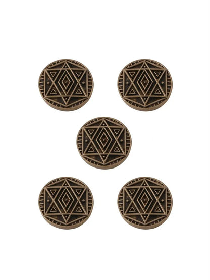 Pentagon Fractal Button