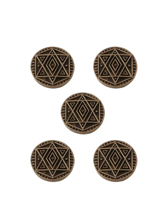 Pentagon Fractal Button